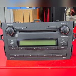 Factory OEM Toyota Stereo Radio 2010 Corolla CD MP3 Disc 51898 86120-12D10